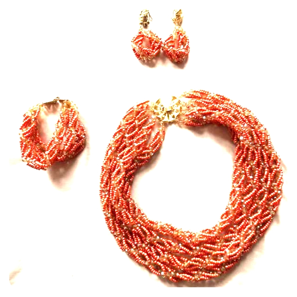 3 piece African jewelry set